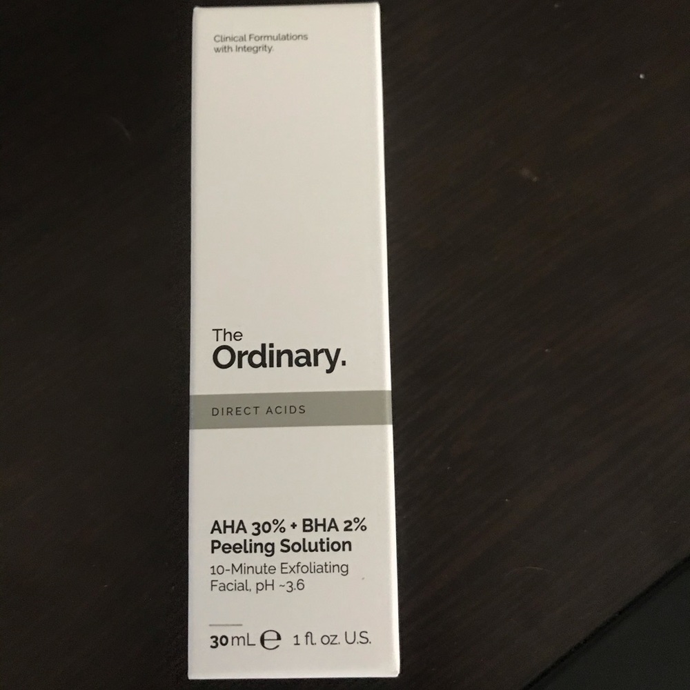 The Ordinary AHA 30% + BHA 2% Peeling Solution